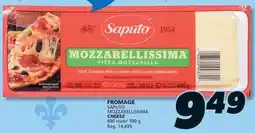 IGA SAPUTO MOZZARELLISSIMA CHEESE offer