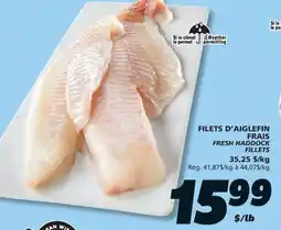 IGA FRESH HADDOCK FILLETS offer