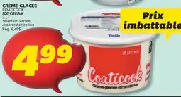 IGA COATICOOK ICE CREAM offer