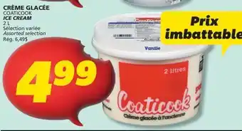 IGA COATICOOK ICE CREAM offer