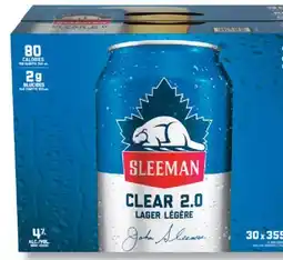 IGA SLEEMAN CLEAR 2.0 BEER offer