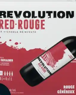 IGA REVOLUTION WHITE OR RED WINE offer