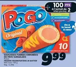 IGA POGO FROZEN FRANKFURTERS IN BATTER offer
