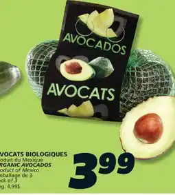 IGA ORGANIC AVOCADOS offer