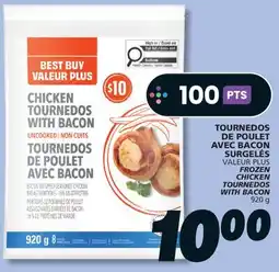 IGA VALEUR PLUS FROZEN CHICKEN TOURNEDOS WITH BACON offer