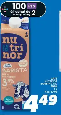 IGA NUTRINOR BARISTA 3,8% MILK offer