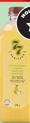 IGA HERITAGE 77 REFRIGERATED FRUIT JUICE, LEMONADE OR ICED TEA offer