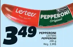 IGA LESTERS PEPPERONI offer
