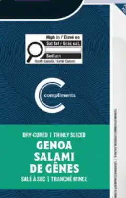 IGA COMPLIMENTS SLICED SALAMI offer