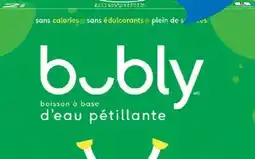 IGA BUBLY SPARKLING WATER-BASED DRINK OR CARBONATED NATURAL SPRING WATER offer