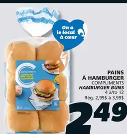 IGA COMPLIMENTS HAMBURGER BUNS offer