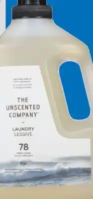 IGA THE UNSCENTED COMPANY LAUNDRY DETERGENT offer