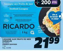 IGA RICARDO FROZEN SEAFOOD offer