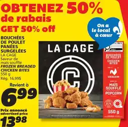 IGA LA CAGE FROZEN BREADED CHICKEN BITES offer