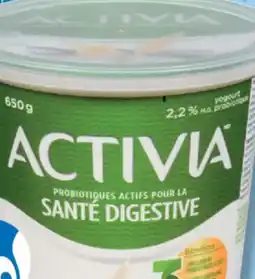 IGA ACTIVIA PROBIOTIC YOGURT offer