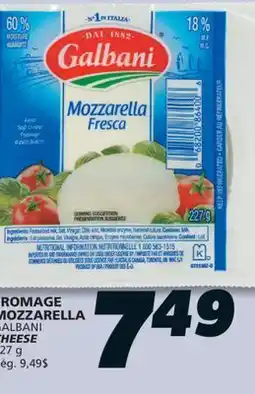 IGA GALBANI CHEESE offer
