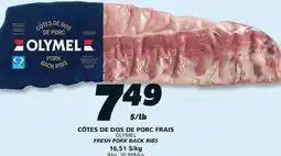 IGA OLYMEL FRESH PORK BACK RIBS offer