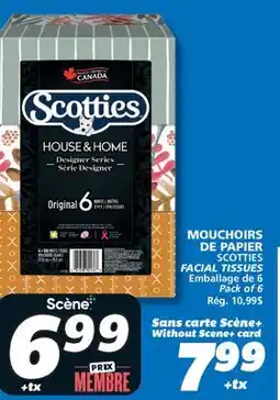 IGA SCOTTIES FACIAL TISSUES offer