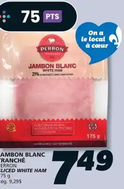 IGA PERRON SLICED WHITE HAM offer