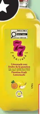 IGA HERITAGE 77 EFRIGERATED FRUIT JUICE, LEMONADE OR ICED TEA offer