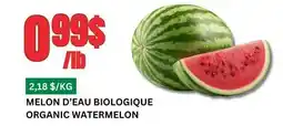 Marches Tau MELON D'EAU BIOLOGIQUE offer