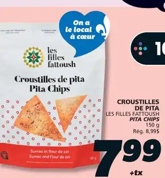 IGA LES FILLES FATTOUSH PITA CHIPS offer