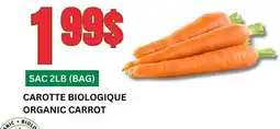 Marches Tau CAROTTE BIOLOGIQUE offer