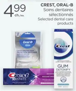 Proxim CREST, ORAL-B Selected dental care products offer
