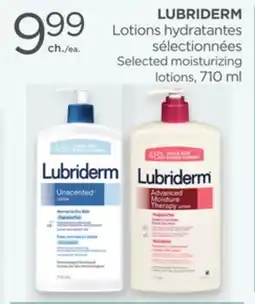 Proxim LUBRIDERM Selected moisturizing lotions offer