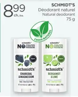 Proxim SCHMIDT'S Natural deodorant offer