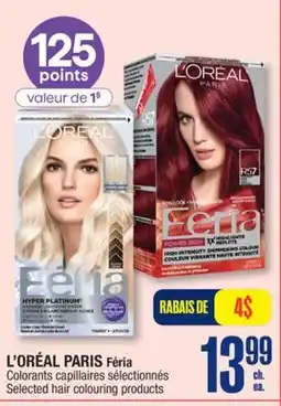 Jean Coutu L'OREAL PARIS férié Selected hair colouring products offer