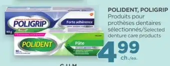 Proxim POLIDENT, POLIGRIP Selected denture care products offer