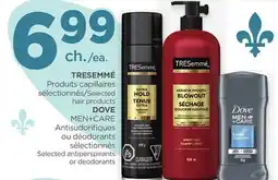 Proxim TRESEMMÉ Selected hair products, DOVE MEN+CARE Selected antiperspirants or deodorants offer