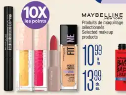 Jean Coutu MAYBELLINE NEW YORK Selected makeup products offer