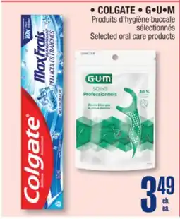 Jean Coutu COLGATE, G•U•M Selected oral care products offer