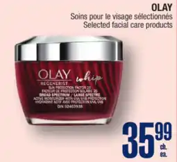 Jean Coutu OLAY Selected facial care products offer