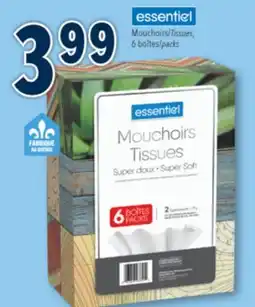 Familiprix Essentiel super soft tissues packs 6un offer