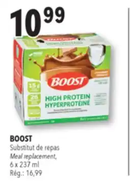 Familiprix BOOST, Substitut de repas/Meal replacement offer
