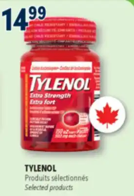 Familiprix Tylenol extra strength 500mg acetaminophen easy to swallow tablets 150un offer