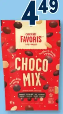 Familiprix CHOCOLATS FAVORIS, Chocolate drips for snacking offer