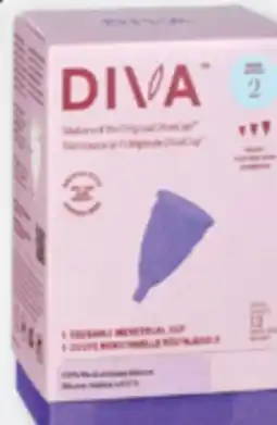 Familiprix Diva reusable menstrual cup model #2 offer