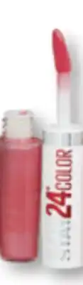 Familiprix Maybelline New York SuperStay 24 Color lipstick & balm topcoat #105 Blush On offer