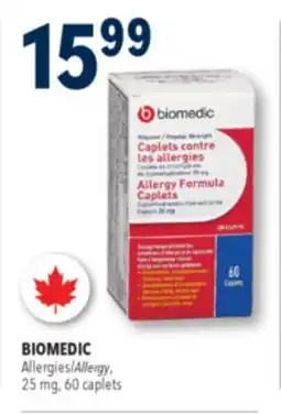 Familiprix BIOMEDIC, Allergy, 25 mg, 60 caplets offer