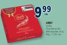 Familiprix LINDT Lindor Chocolat au lait offer