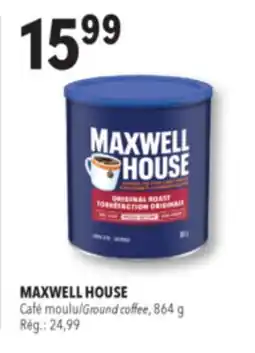 Familiprix Maxwell House ground coffee original roast medium offer