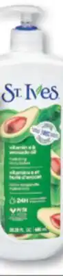 Familiprix St. Ives body lotion vitamin E & avocado offer