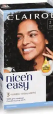 Familiprix Clairol Nice'n Easy Natural Looking permanent hair dye #2 Black offer