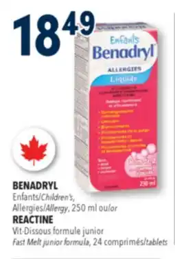 Familiprix BENADRYL Children's Allergy, 250ml offer