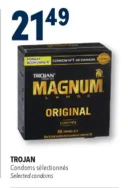 Familiprix Trojan Magnum Original value pack lubricated latex condoms 36un offer
