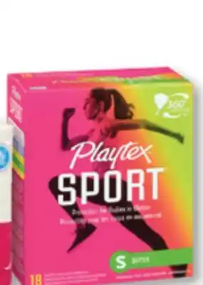 Familiprix Playtex Sport FlexFit plastic applicator tampons super 18un offer